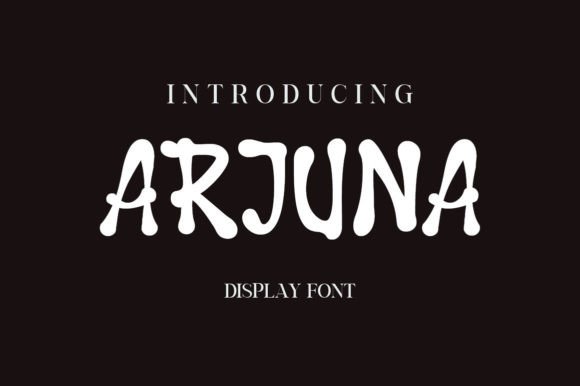 Arjuna: A Handwritten Display Font for Modern Designs