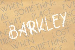 Barkley: A Hand-Drawn Display Font with Character