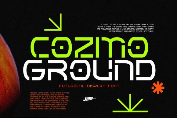 Cozmo Ground: The Futuristic Display Font for Modern Design