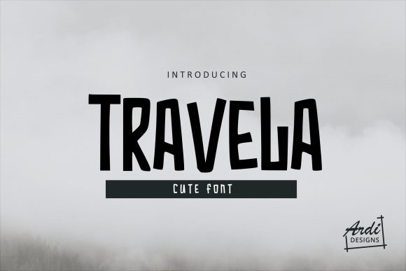 Discover the Playful Charm of the Travela Typeface