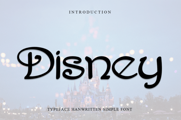 Disney: A Magical Display Font for Elegant Designs
