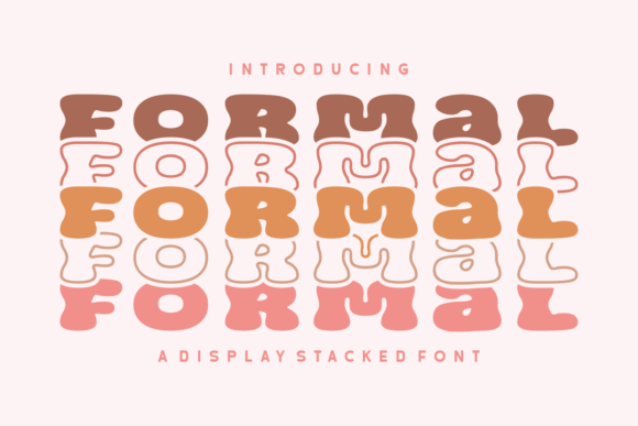 Formal: A Stacked Display Font for Elevated Creativity