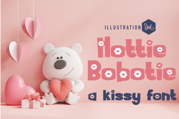 Hottie Bobottie: The Playful Sans Font with a Kiss