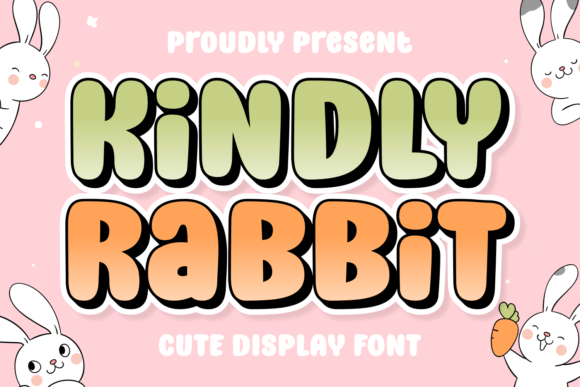 Kindly Rabbit: A Playful Display Font for Creative Projects