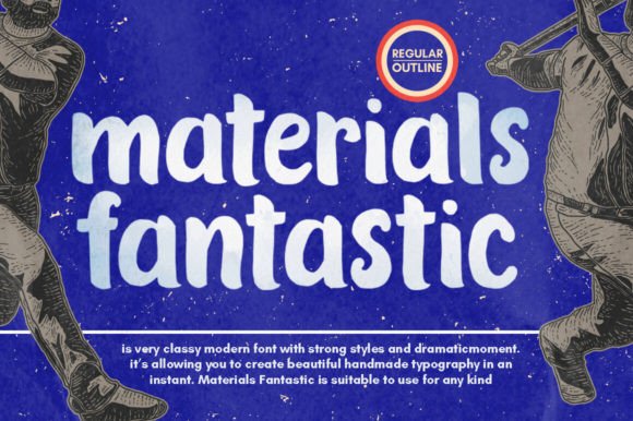 Materials Fantastic: A Playful Font for Creative Designs