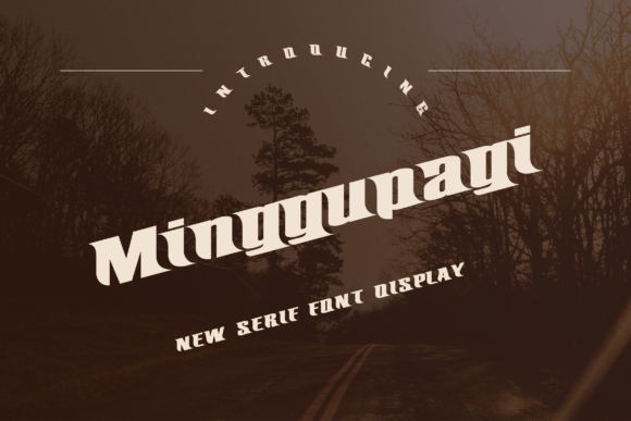 Minggupagi: A Playful Display Font for Vibrant Designs