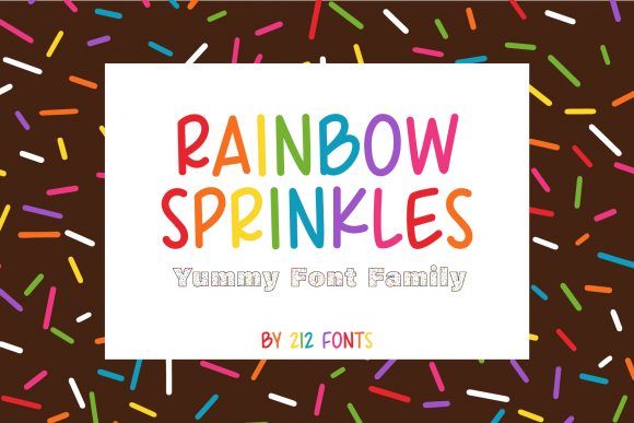 Rainbow Sprinkles: A Playful Font for Creative Projects