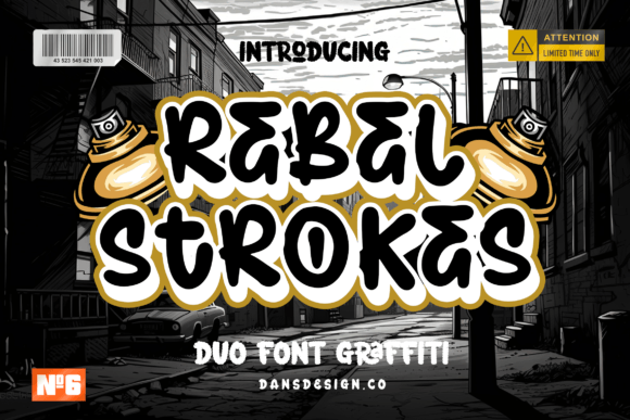 Rebel Strokes: A Distinctive Font for Bold Urban Design