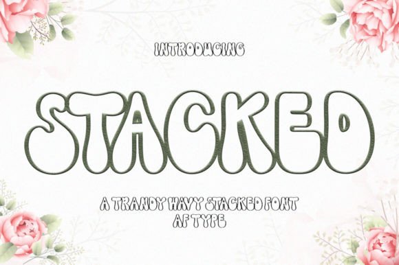 Stacked: A Retro Font That Brings Vintage Charm to Modern Design