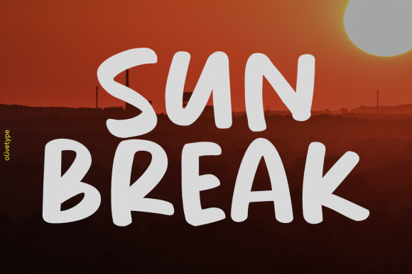 Sunbreak: A Clean, Chunky Font for Urban Designs