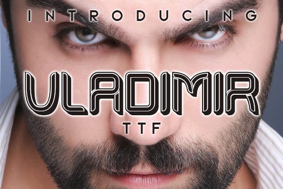 Vladimir: A Stylish 3D Display Font for Modern Designs