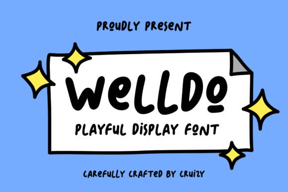 Welldo: A Modern Display Font with Whimsical Charm